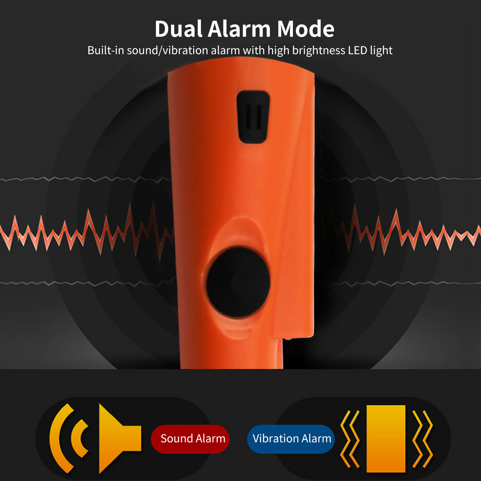 Máy dò kim loại cầm tay có độ nhạy cao có Đèn LED độ sáng cao