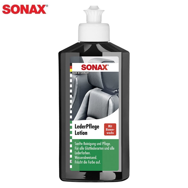 Kem bảo dưỡng ghế da nhãn hiệu Sonax Leather care lotion 250ml - Hàng nhập khẩu