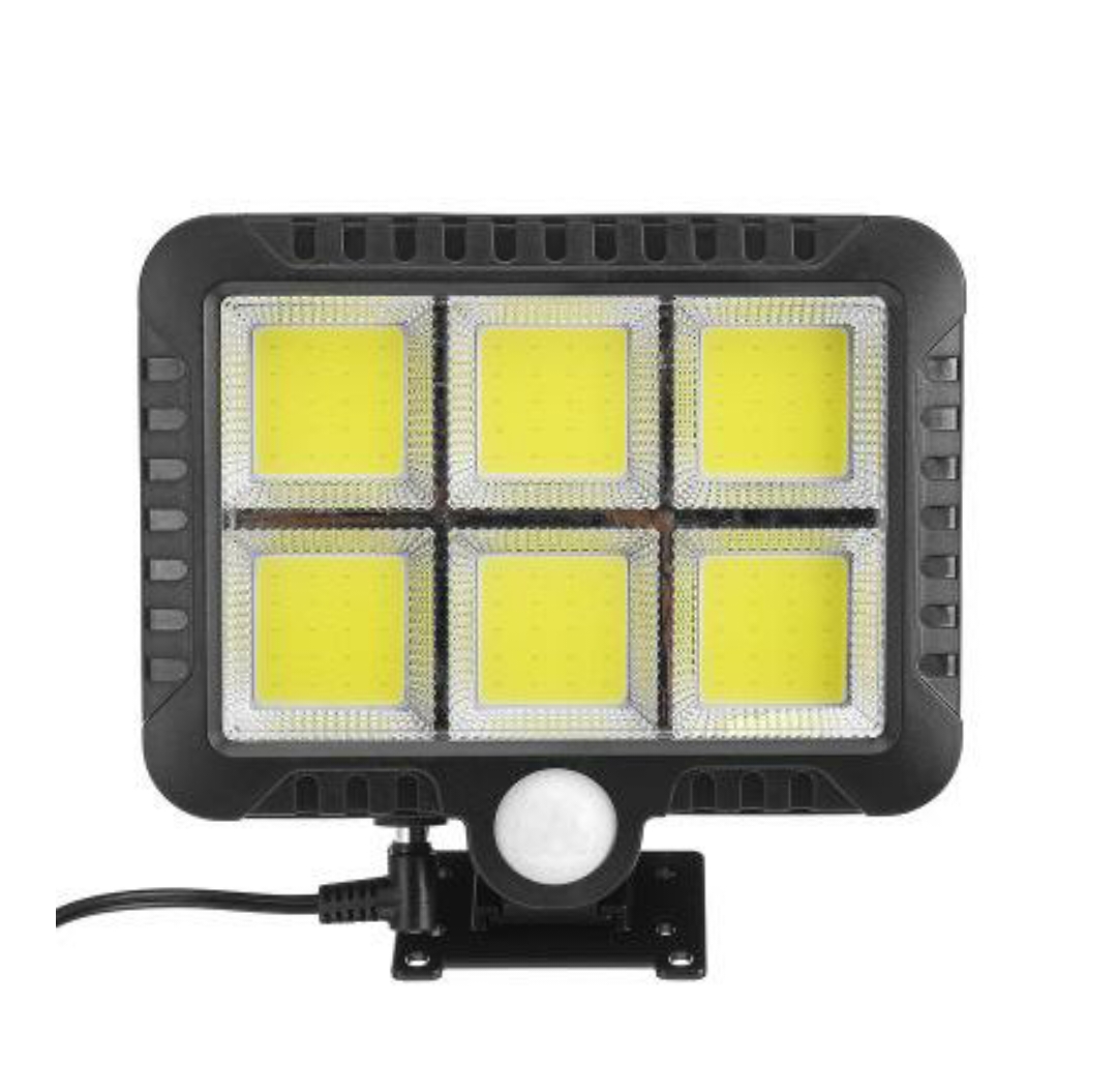 Đèn năng lượng mặt trời 120 Led COB siêu sáng cảm biến hồng ngoại, kèm 5m dây tiện dụng