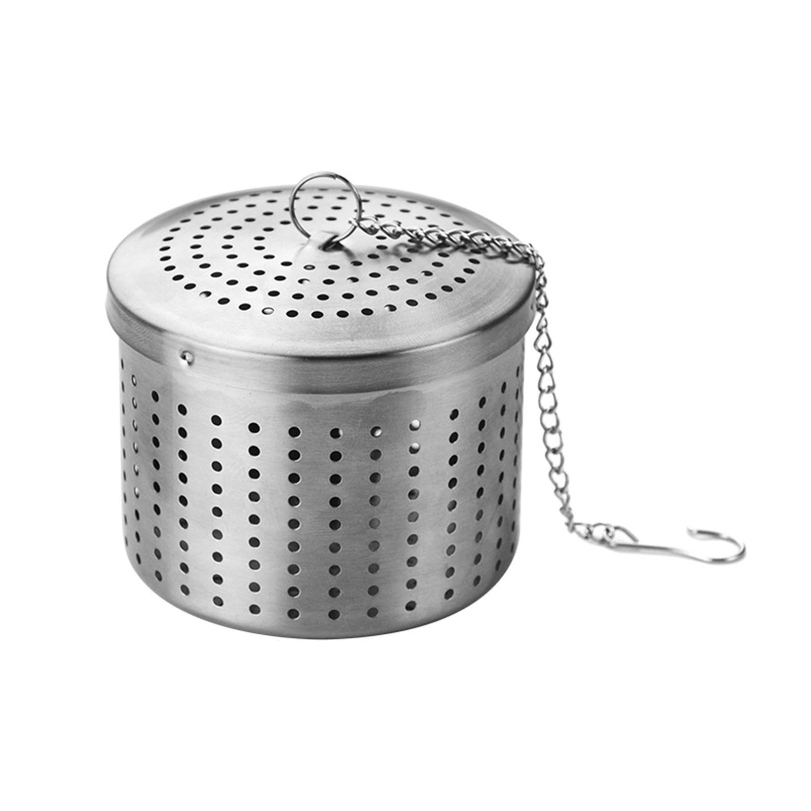 Stainless Steel Loose Leaf Tea Infuser Filter for Kitchen Restaurant Tools