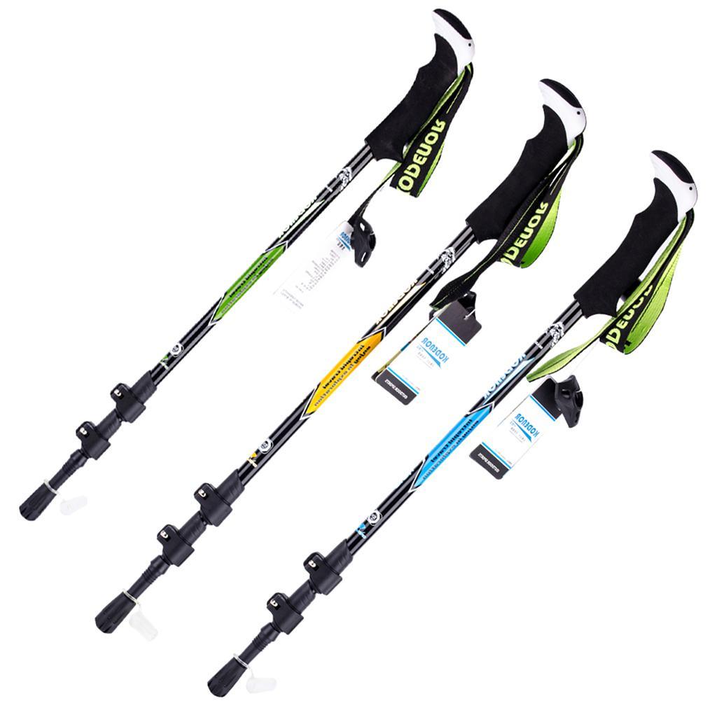 Carbon Fiber Telescopic Skiing Climbing Stick Trekking Hiking Pole