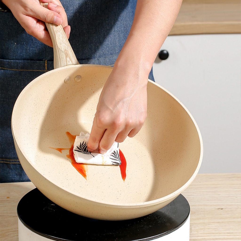 Chảo Chống Dính sâu lòng Bếp Từ Vân Đá Kiểu Nhật