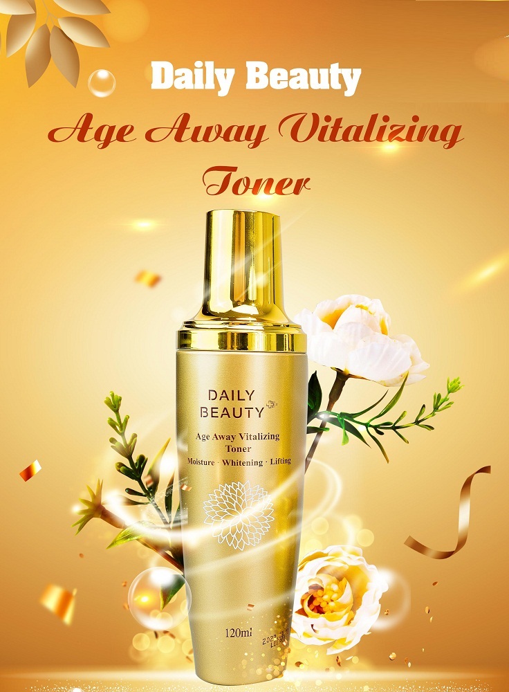 Nước hoa hồng Daily Beauty Age Away Vitalizing Toner Hàn Quốc Đánh Thức Thanh Xuân, Trẻ Hóa Làn Da 120ml