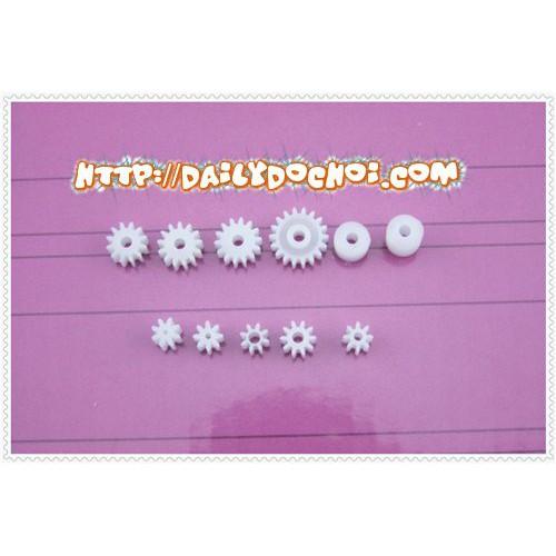 Bộ bánh răng 9 loại nhựa thêm nhựa trục chính