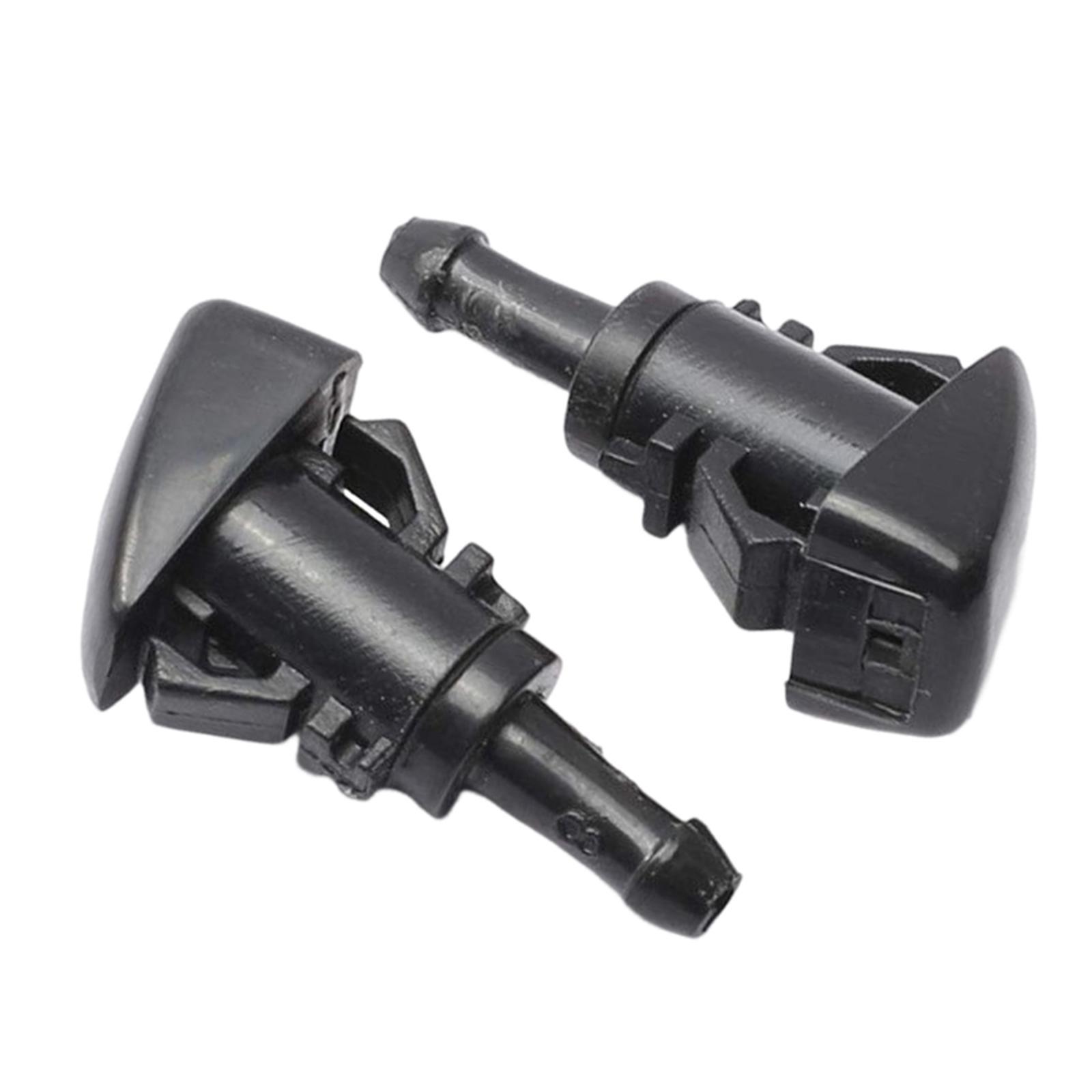 2Pcs Vehicle Windshield Washer Nozzle for   Accessories