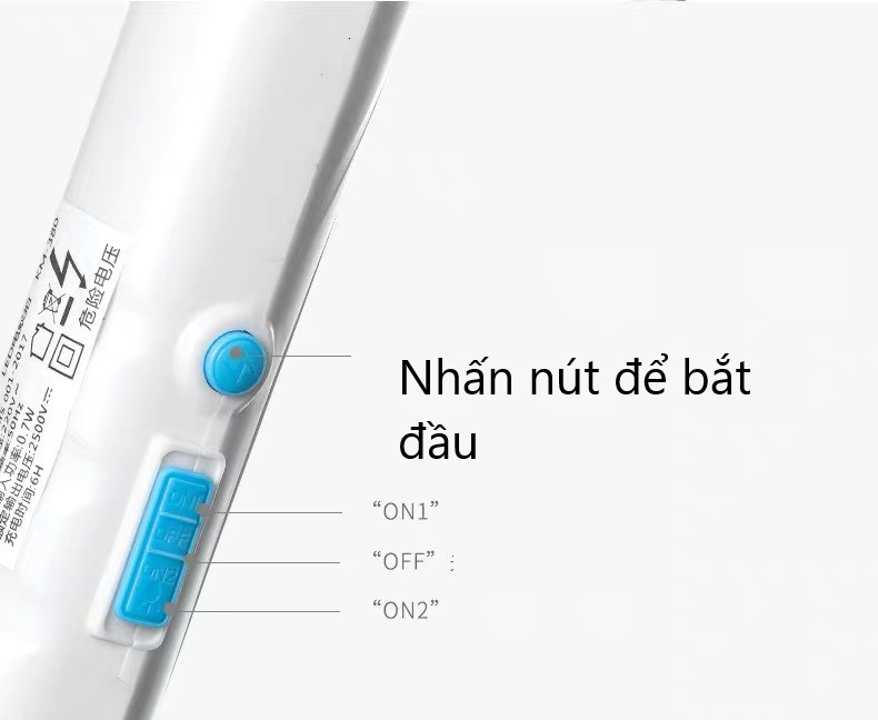 Vợt bắt muỗi cao cấp thiết kế đầu gập và xoay 180 độ nối dài gấp gọn tiện dụng