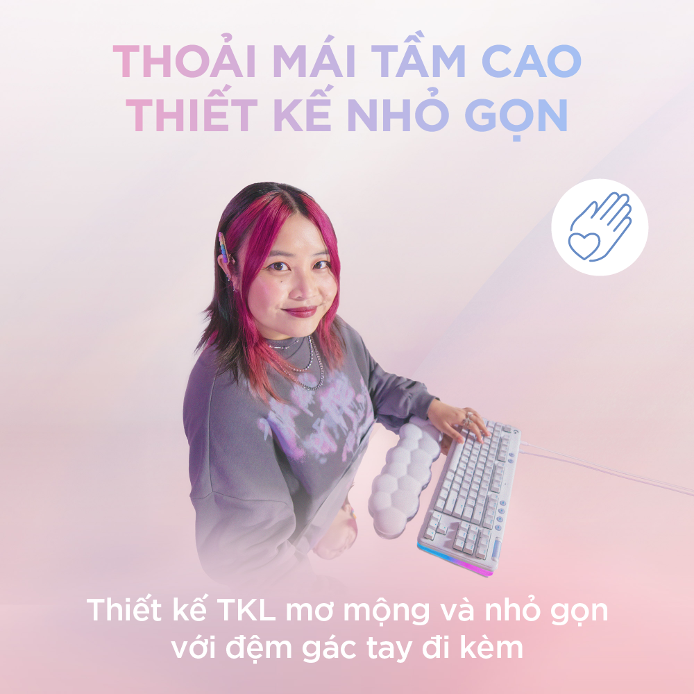 Bàn phím cơ gaming có dây Logitech G713 - Hàng Chính Hãng