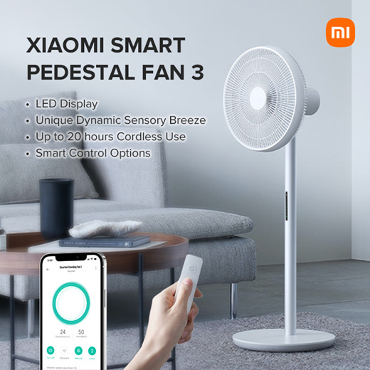 QUẠT ĐỨNG TÍCH ĐIỆN SMARTMI GEN 3 INVERTER - Kết nối App thông minh, bao gồm Remote - Bản Quốc Tế - Hàng Chính Hãng