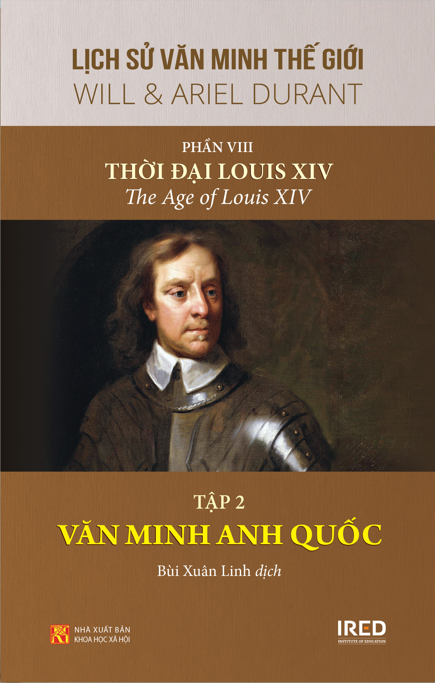 [Nhập 241120KB12 giảm 20K] Sách IRED Books - Lịch sử văn minh thế giới phần 8 : Thời đại Louis XIV - Will Durant (trọn bộ 4 tập)