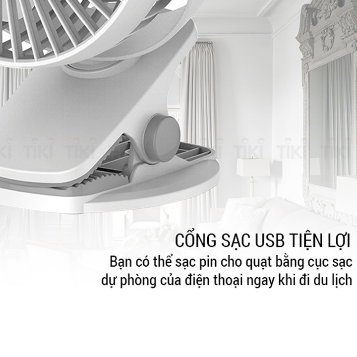Quạt Sạc Comet CRF0705 - Hàng chính hãng