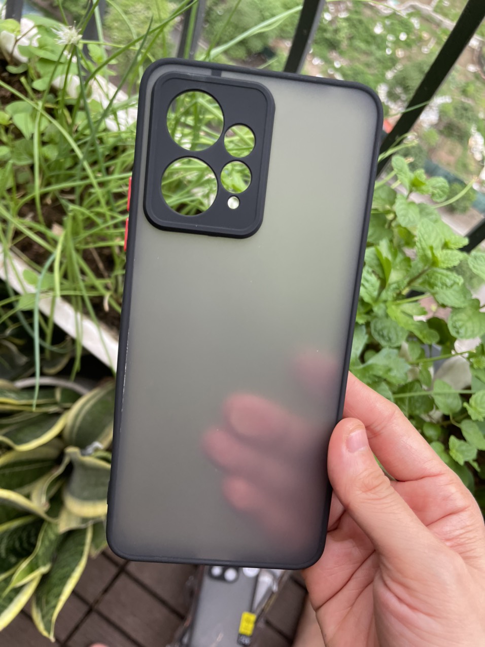 Ốp lưng cho Xiaomi Redmi Note 12 4G viền dẻo đen lưng nhám mờ bảo vệ camera
