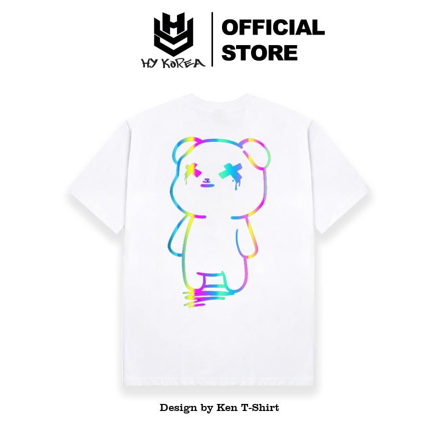 Áo Thun Phản Quang Gấu Mập XX Cotton 75% Form Rộng Unisex Nam Nữ Đẹp. KIS OFFICIAL
