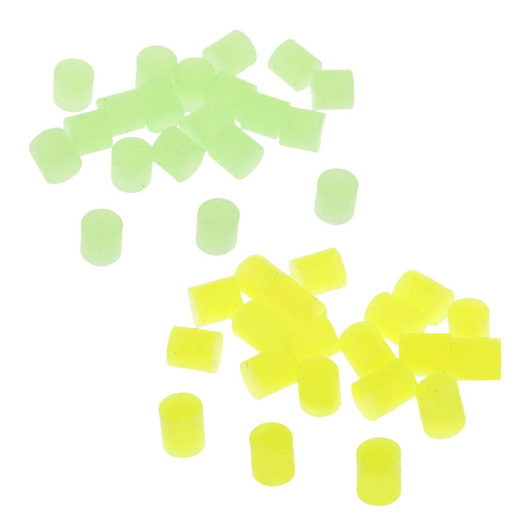 20 Pcs Fishing Floating Beads Float Stopper Float Tackles Luminous Green