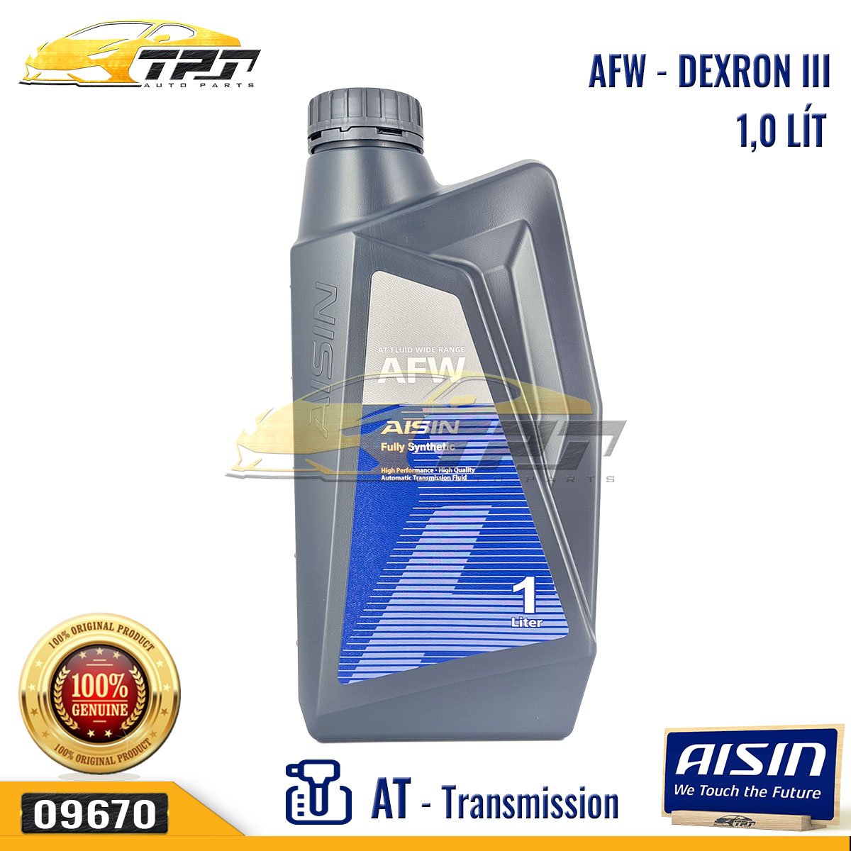 Nhớt Hộp Số Tự Động DEXRON III (1 Lít) ATFD31P AISIN - Japan