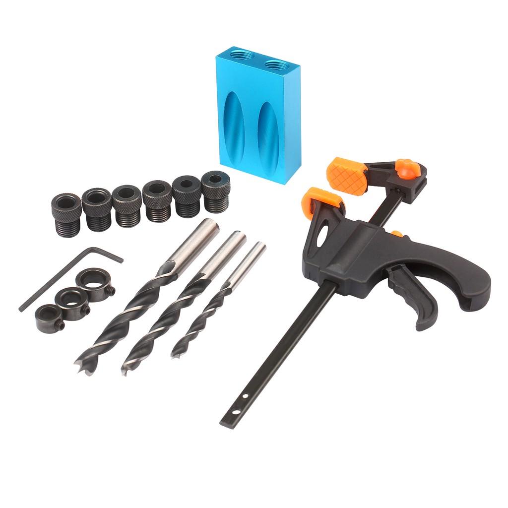 Set 15 Mũi Khoan Lỗ Chuyên Dụng 8mm 10mm 15 Độ