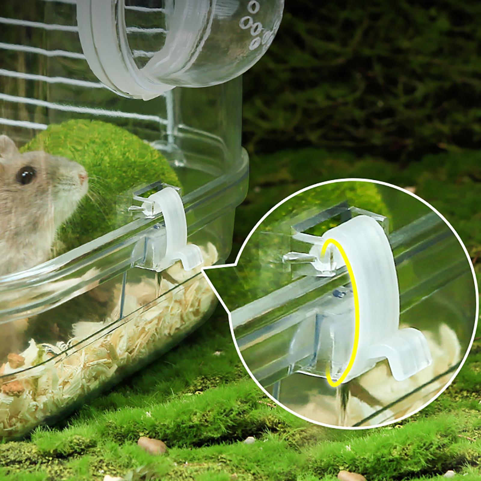 Portable Hamster Cage Habitat Rats Mice Guinea Pig Mouse Gerbil House Bed