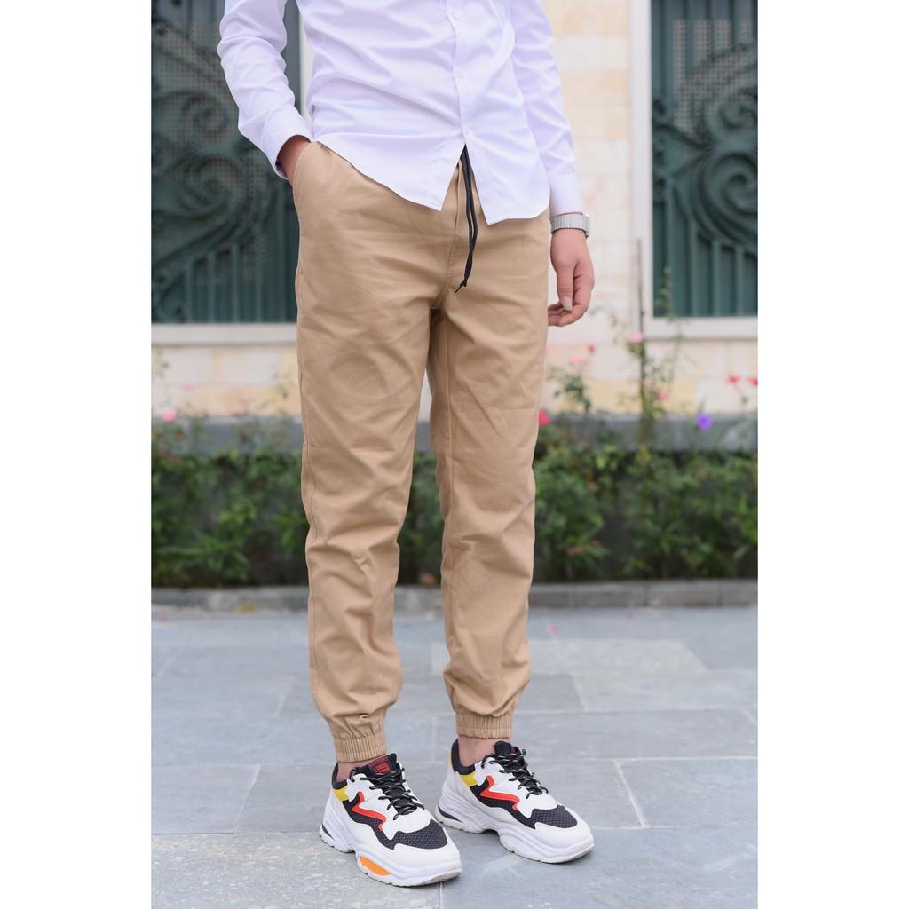 Quần dài Jogger Kaki Nam phong cách năng động style dạo phố