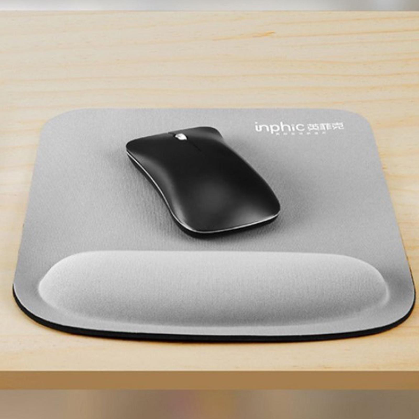 Mouse Pad with Wrist  Mousepad Memory Foam Wrist  Support Gray