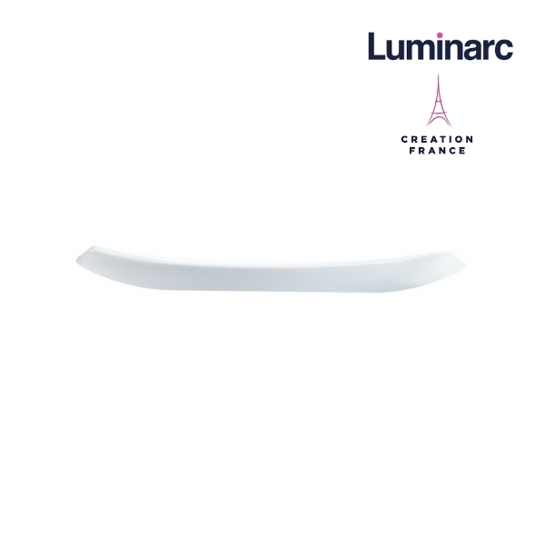 Bộ 6 Đĩa Thuỷ Tinh Luminarc Quadrato Trắng Chữ Nhật 35*25cm - LUQUD6413