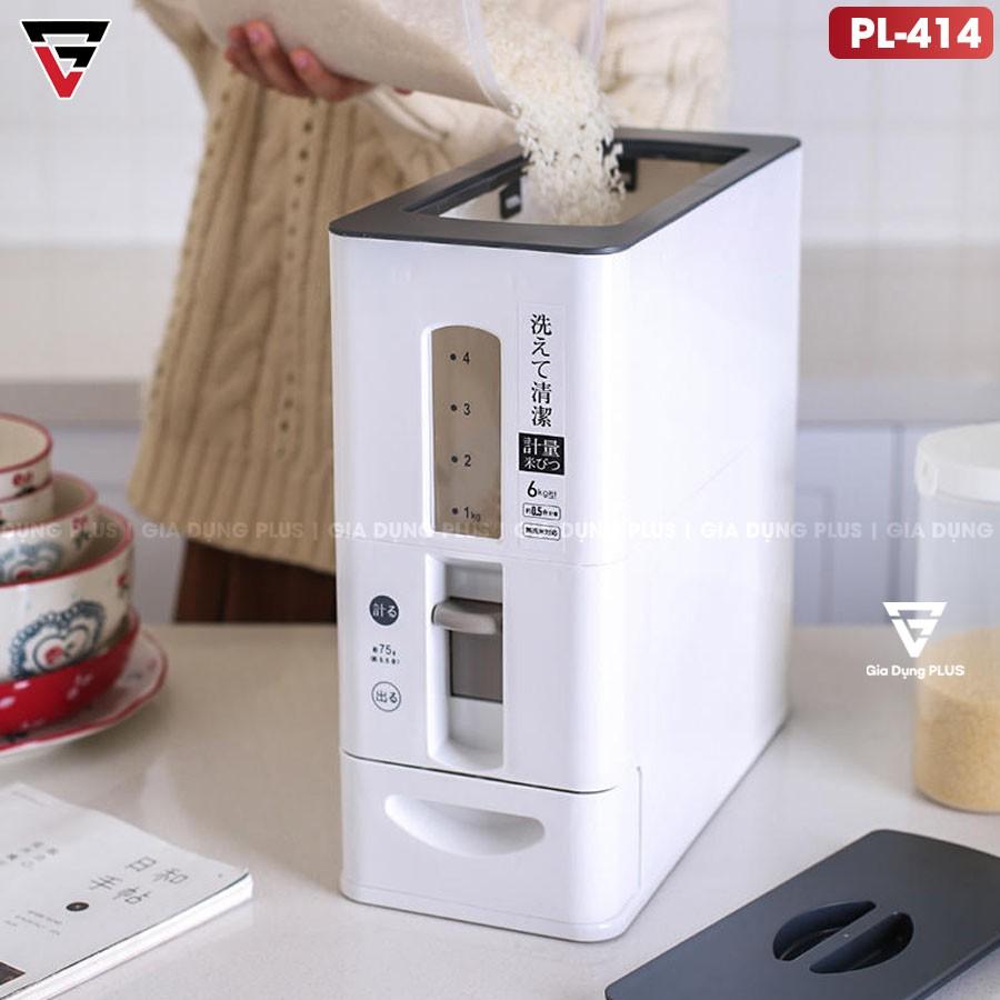 Thùng Đựng Gạo Thông Minh Xuất Nhật Nhựa ABS Cao Cấp | An Toàn / Tiện Lợi / Dễ Sử Dụng