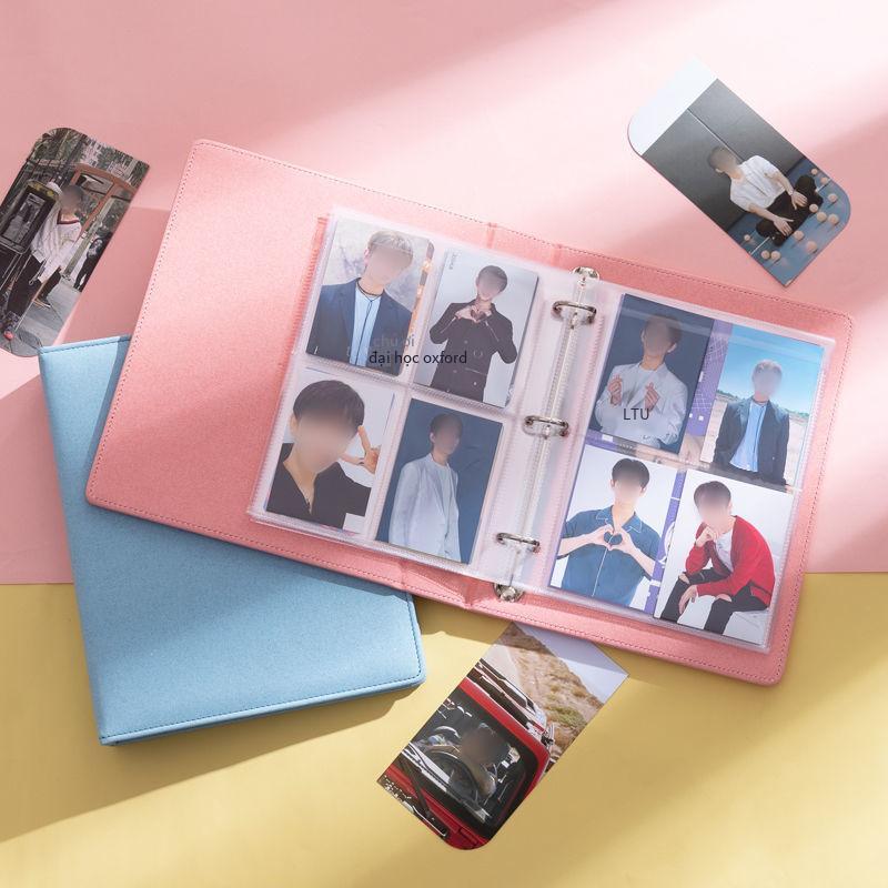 Album thẻ quảng cáo lưu trữ thẻ nhỏ lá rời 3 inch bốn cung điện lưới ba inch theo đuổi ngôi sao cuốn sách có thể được đặt hàng bộ sưu tập ảnh thẻ bán hàng trực tiếp