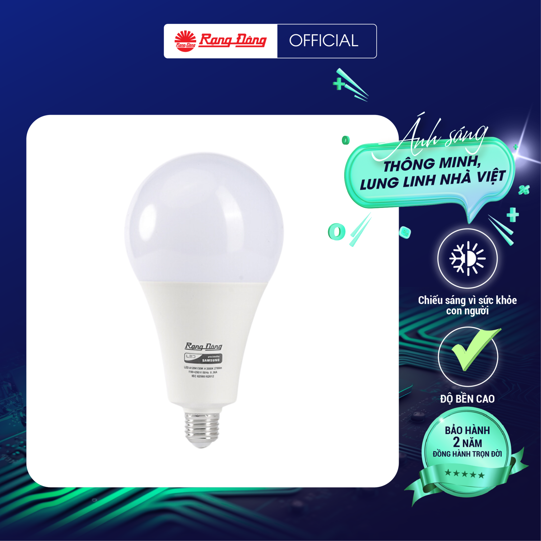 Combo 5 Bóng Đèn Led Bulb 3W Model A45N1 3W