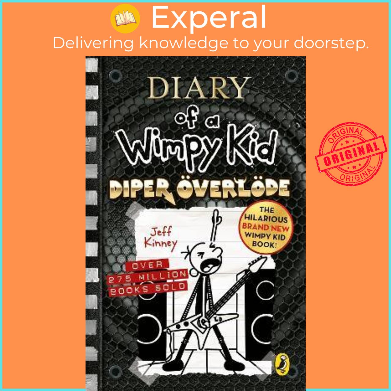 Hình ảnh Sách - Diary of a Wimpy Kid: Diper OEverloede (Book 17) by Jeff Kinney (UK edition, hardcover)