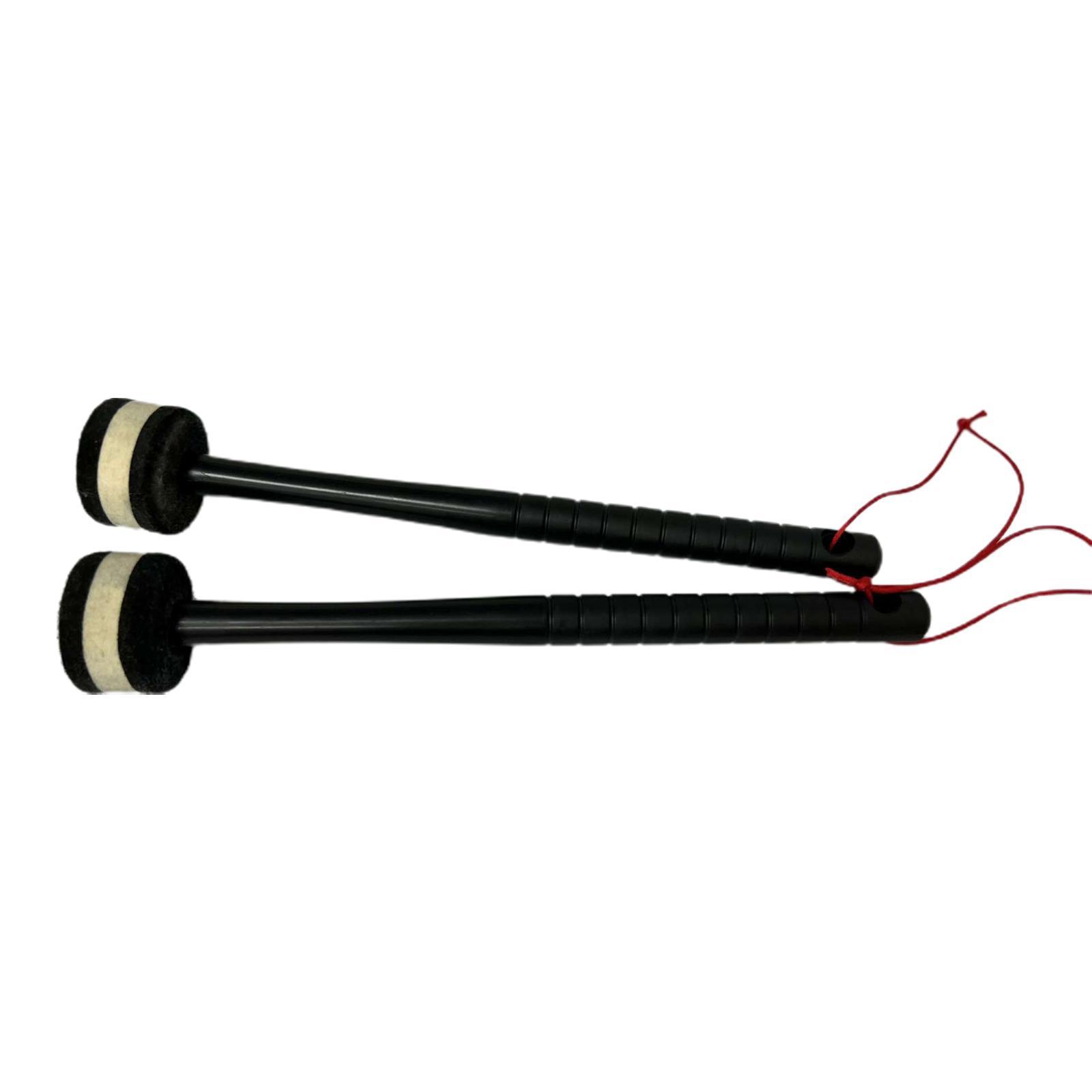 2 Pieces Drum Mallet Felt Mallet for Gong Woodblock Drum Bells