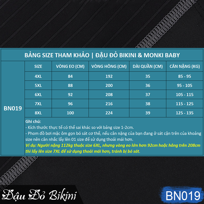 Quần bơi nam BIG SIZE dáng ngắn, đồ bơi cao cấp cho người mập béo, size lớn đến 135kg, chất đẹp co giãn cao, lớp lót thoáng khí nhanh khô, gọn gàng thoải mái | BN019