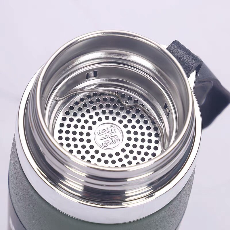 Bình Giữ Nhiệt Bình Nước Inox 304 Giữ Nhiệt Tốt Có Lõi Lọc Trà, Dung Tích 800ml,Kiểu Dáng Đẹp