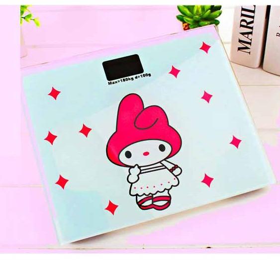 Cân Điện Tử Cân Sức Khỏe Chạy Pin Độ Chính Xác Cao mẫu búp bê đội mũ