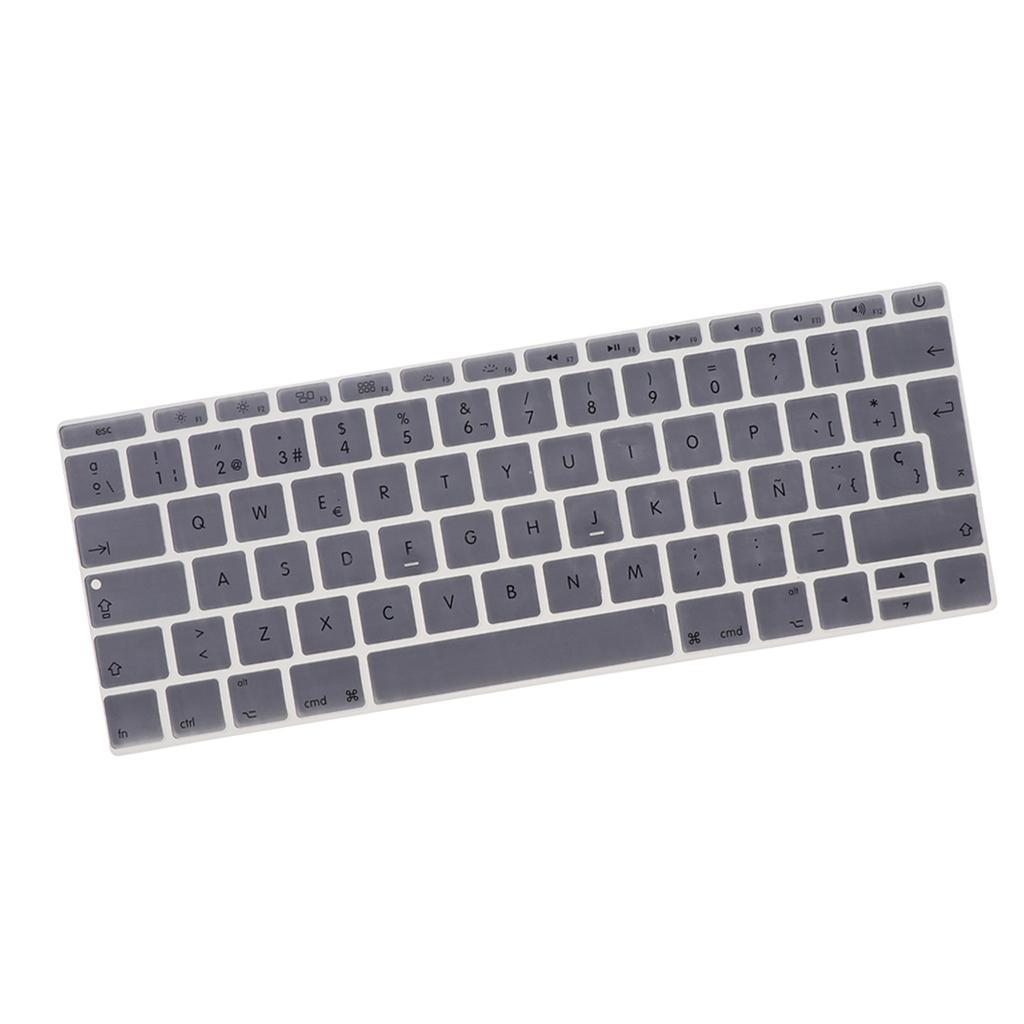 Spanish Phonetic Keyboard Protective Film for 12 inch  white