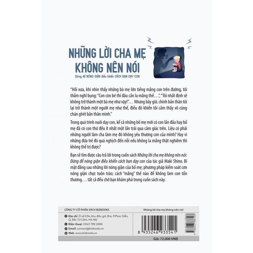 Sách Những lời cha mẹ không nên nói: Đừng để nóng giận điều khiển cách bạn dạy con - MCBOOKS - BẢN QUYỀN