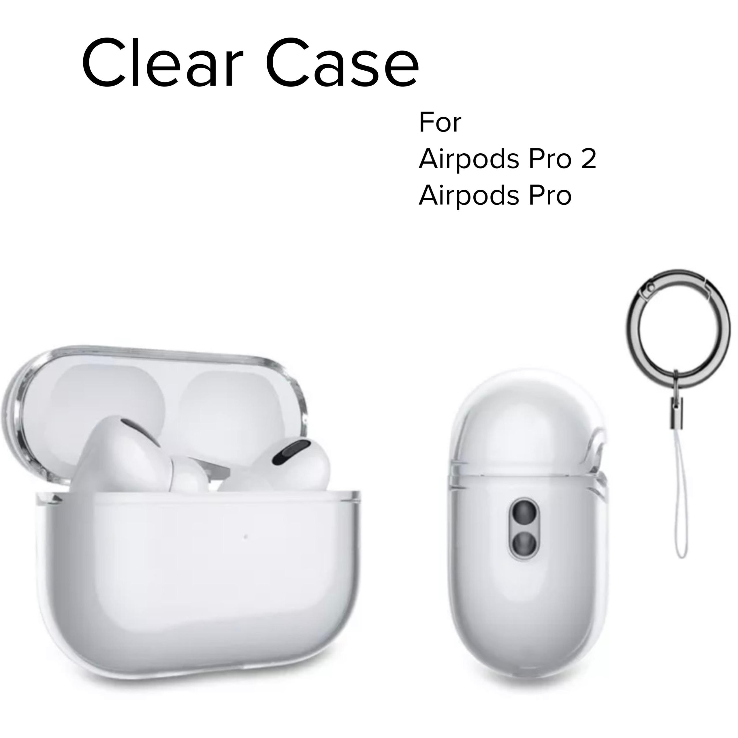 Ốp Case Trong Suốt Kai PROTECTIVE Dành Cho AIRPODS PRO 2 - HÀNG NHẬP KHẨU