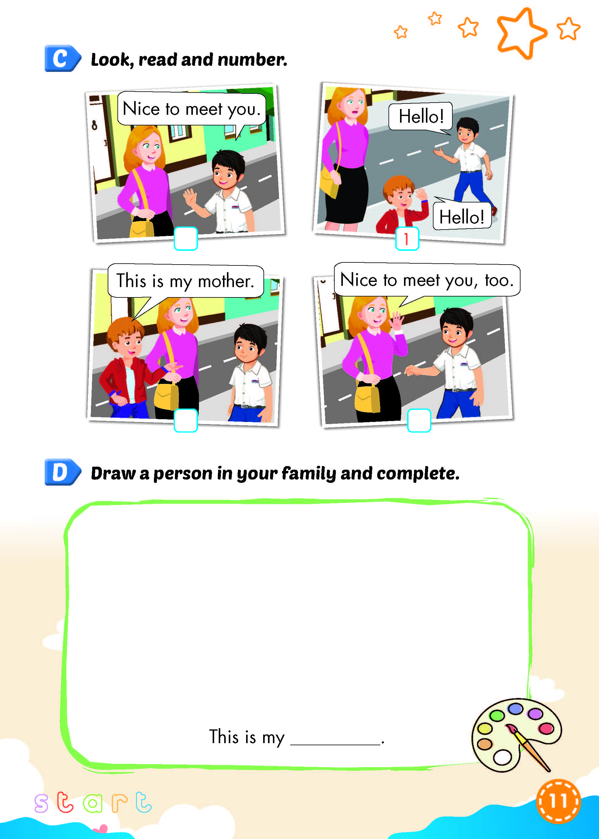 Bài tập Bổ trợ Tiếng Anh 1 i-Learn Smart Start 