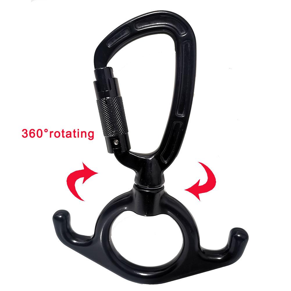 Hình 8 Carabiner xoay 3 trong 1 Phần cứng cho Lái lụa không trên không