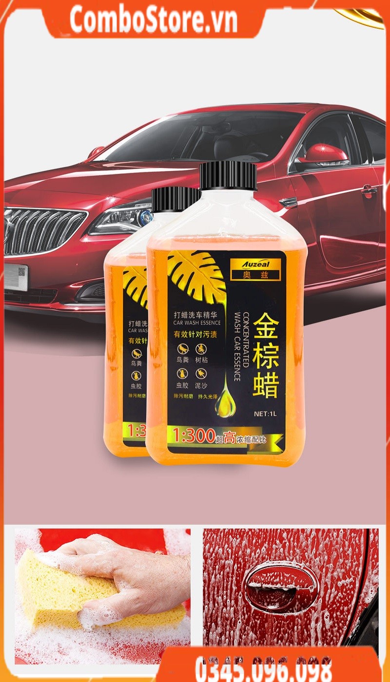 Dung dịch rửa xe đậm đặc – Nước rửa xe tạo độ bóng sơn xe