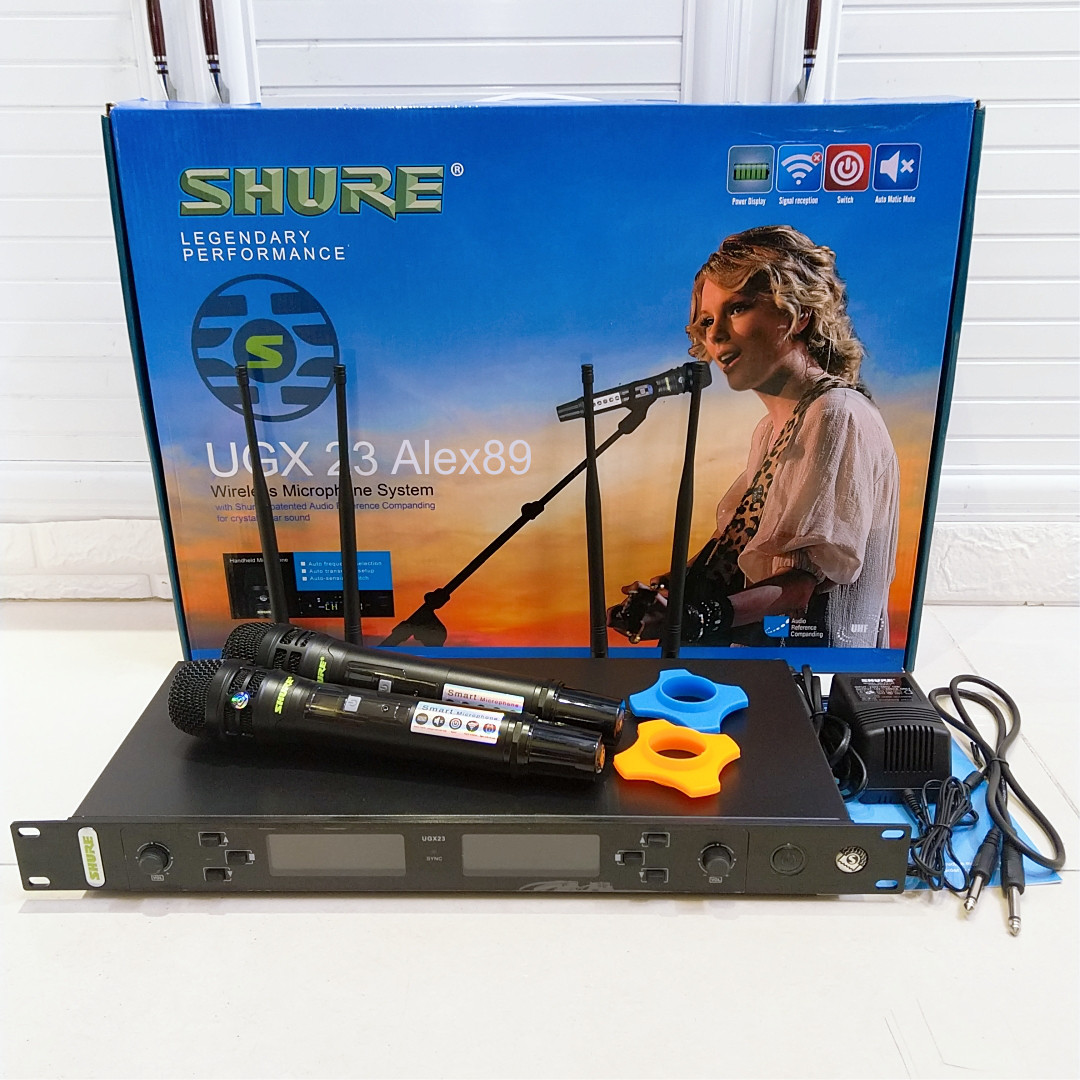 Micro Shure UGX23 2020 Karaoke Không Dây Gia Đình - Hàng Nhập Khẩu