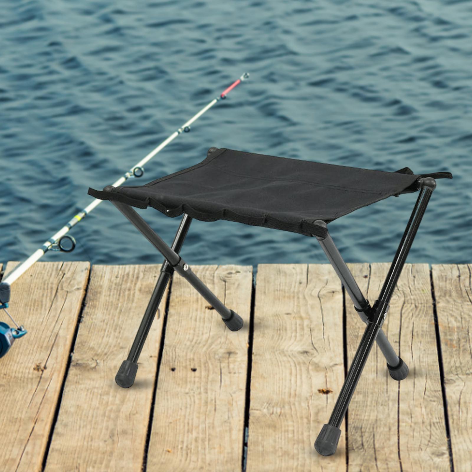 Portable Camping Chair Lightweight Wear Resistant Fishing Seat Camping Stool for Lawn Garden