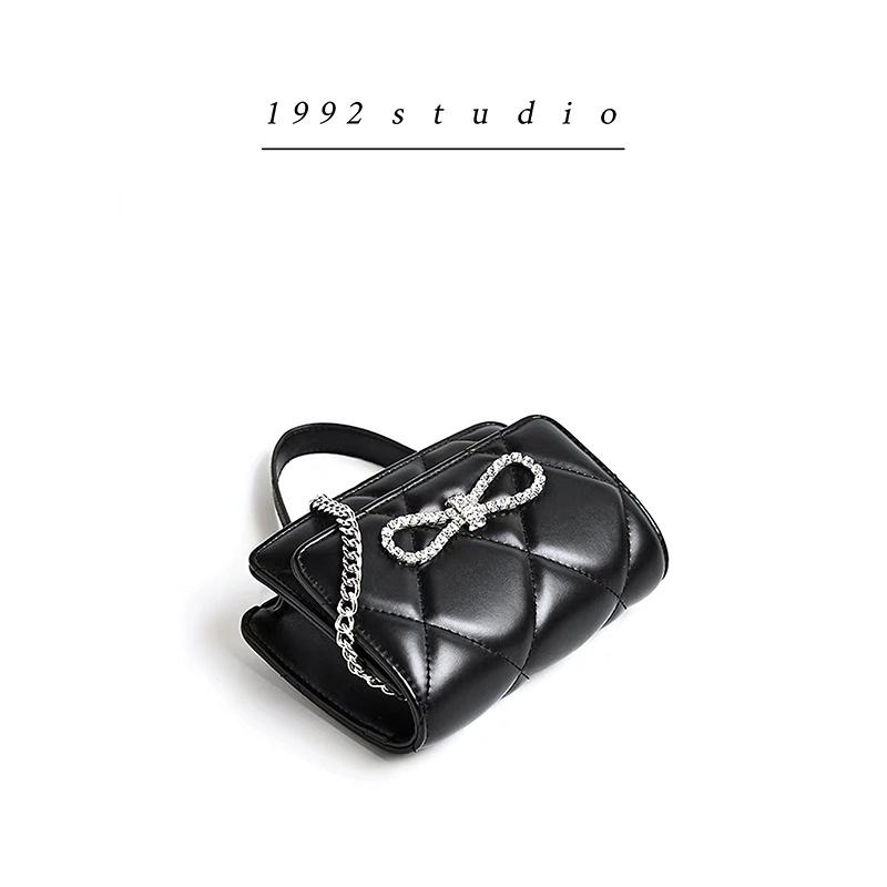 Túi xách nữ 1992 s t u d i o / SEINE BAG/ mini size dây xích phối da