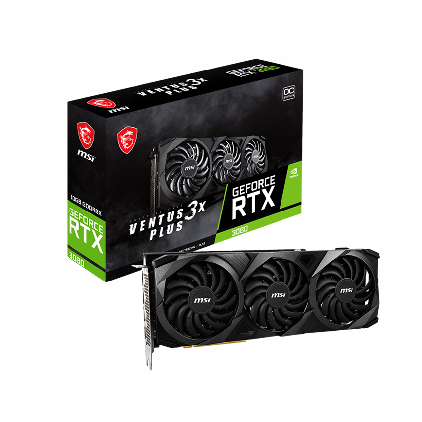 Card màn hình MSI RTX 3080 VENTUS 3X PLUS 10G OC (LHR) - Hàng Chính Hãng