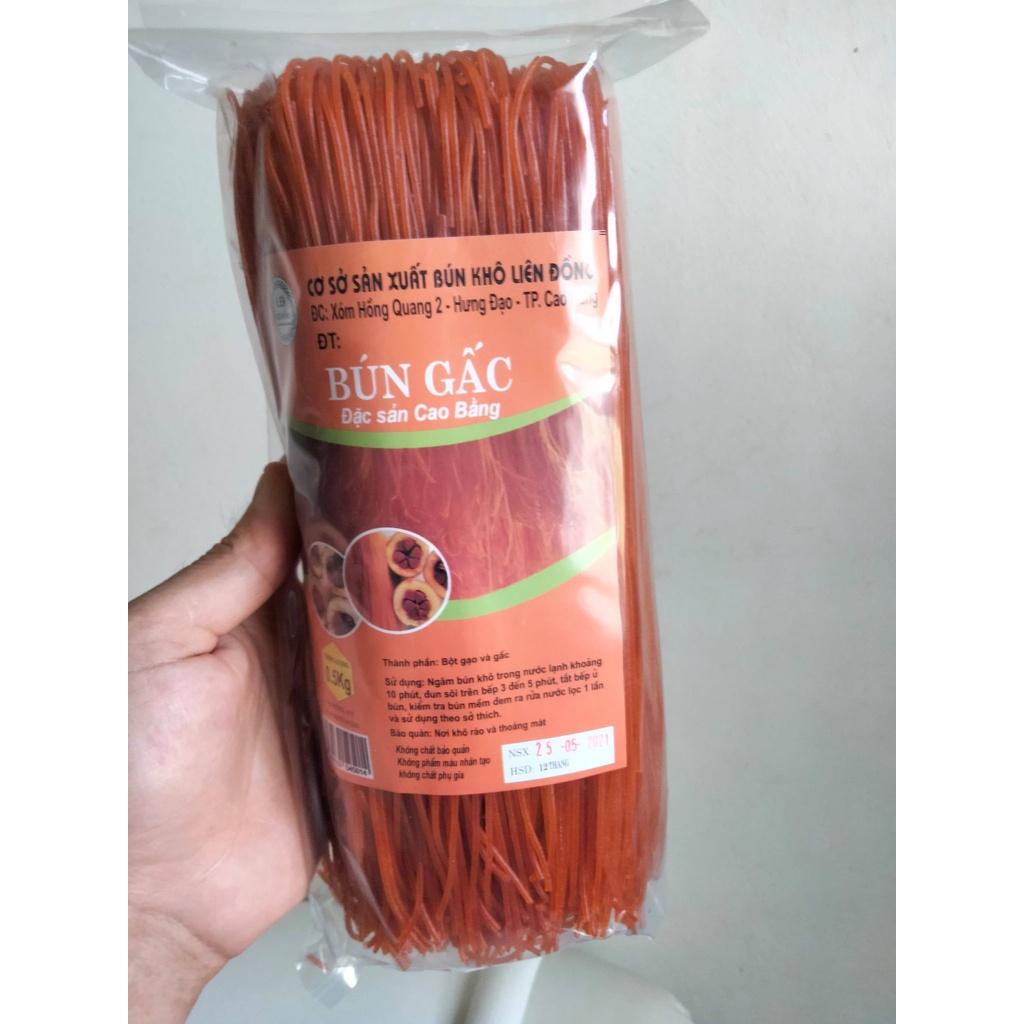 Siêu dinh dưỡng - Bún gấc đỏ Cao Bằng, Bún khô Liên Đồng