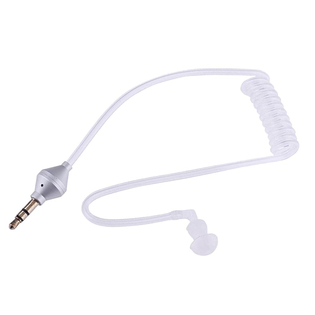 Monaural 3.5mm Headphone Air Tube Anti-radiation Earphone Stereo Headset