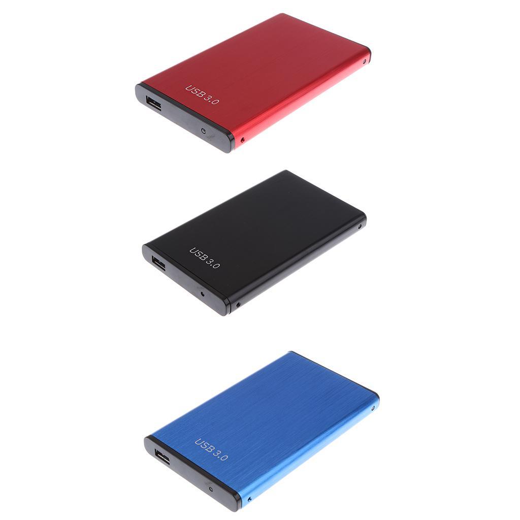 USB3.0 SSD SATA External 2.5" Hard Disk Storage Box Enclosure Case Red