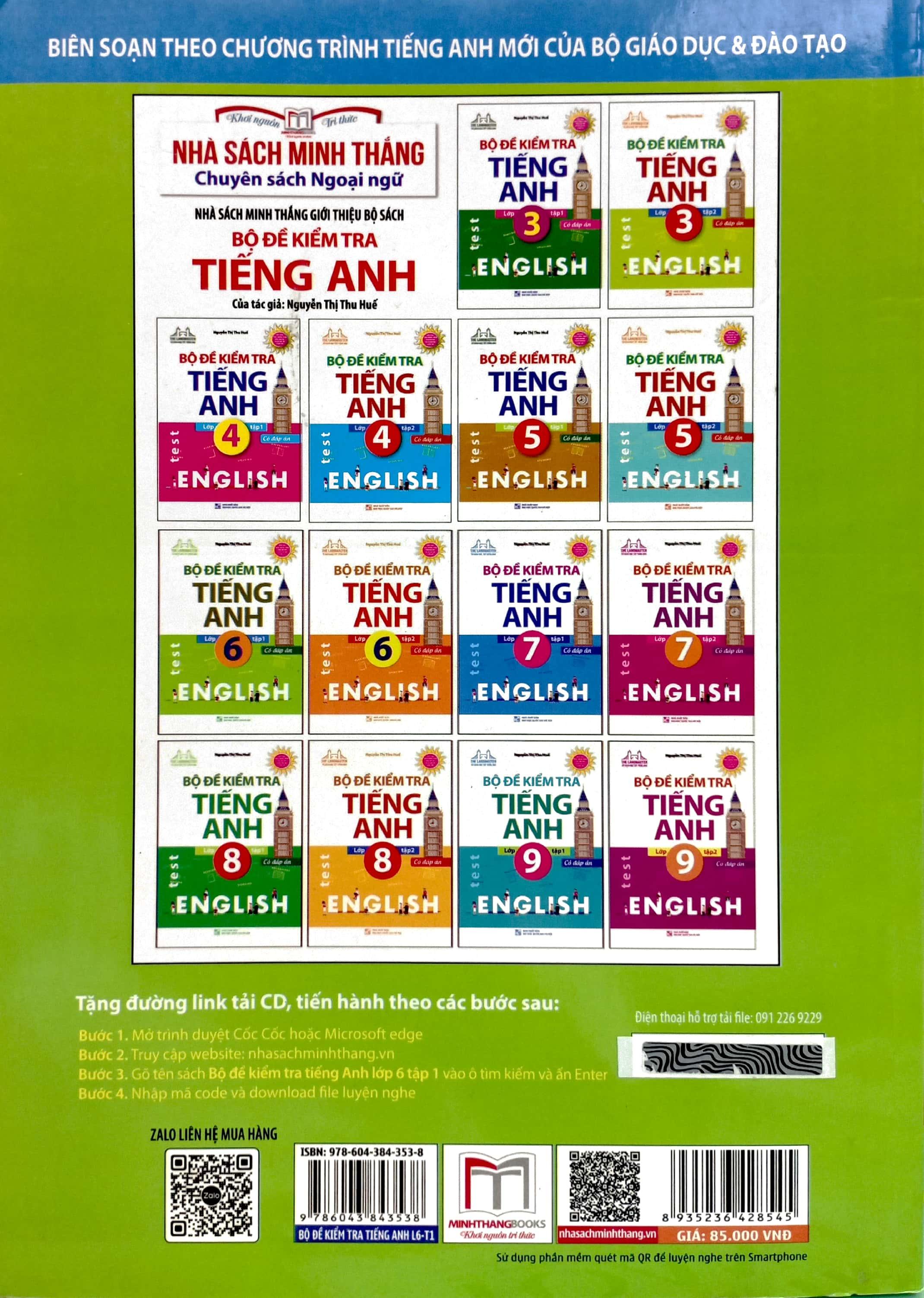 Global Success - Bộ Đề Kiểm Tra Tiếng Anh Lớp 6 - Tập 1 (Có Đáp Án)