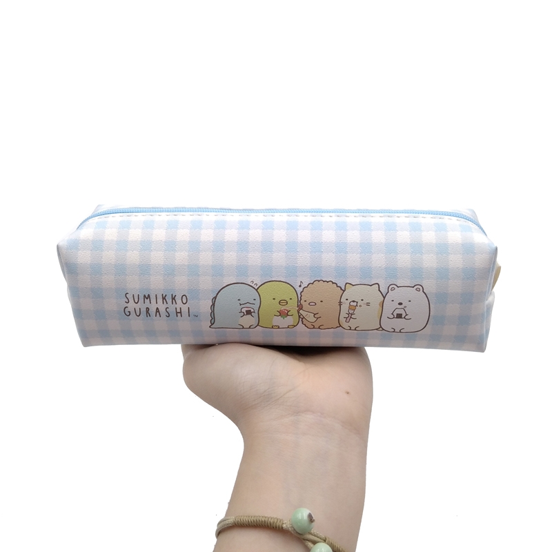 Bóp Viết Magic Channel Natural Square Sumikko Gurashi - Màu Xanh