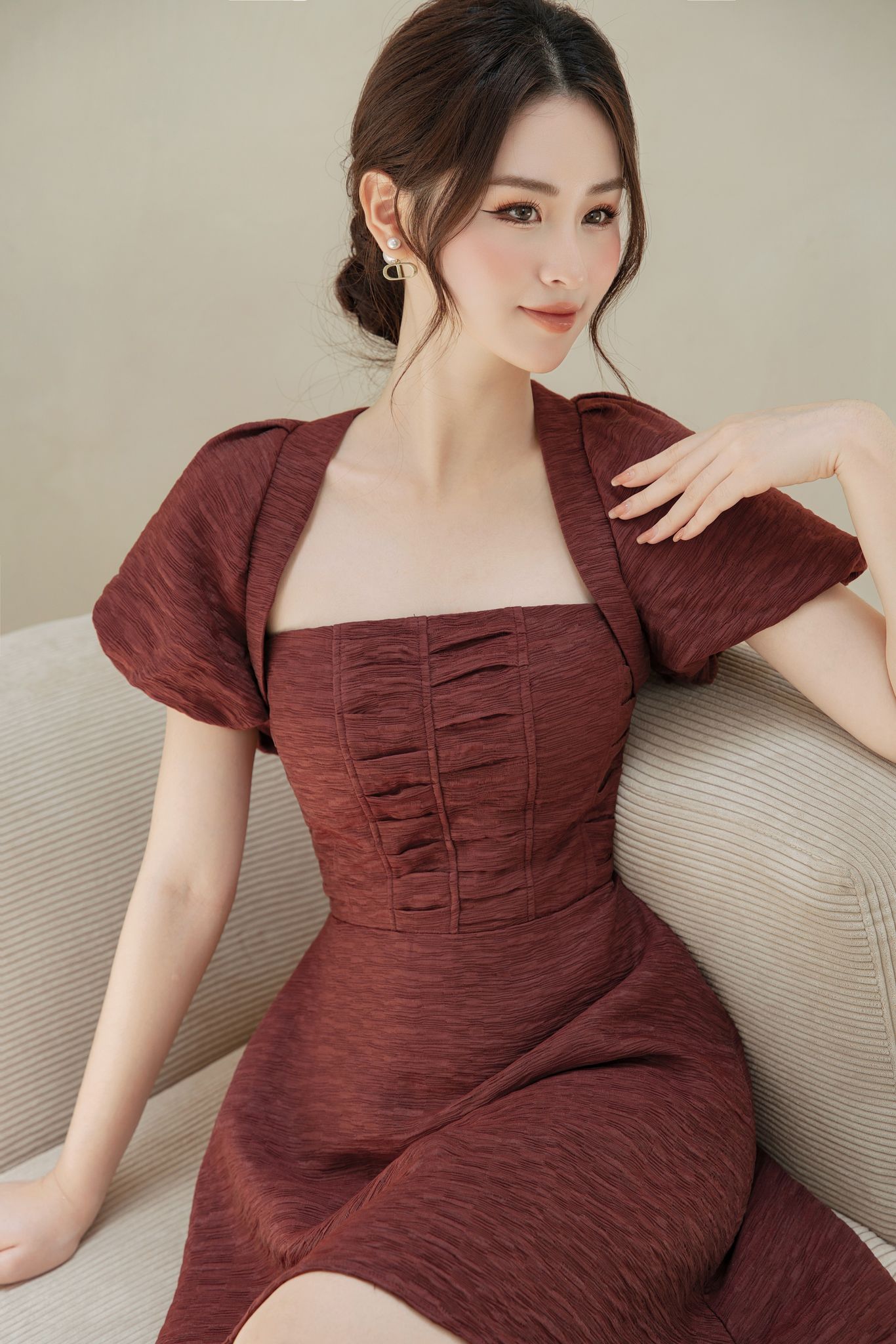 OLV - Đầm Hazel Pleated Dress