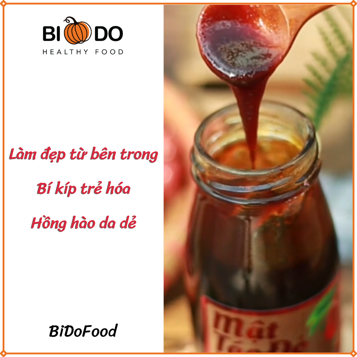 Mật Táo Đỏ Tâm An 250ml - BiDoFood - Táo Đỏ Kỷ Tử Bổ Máu Ngủ Ngon
