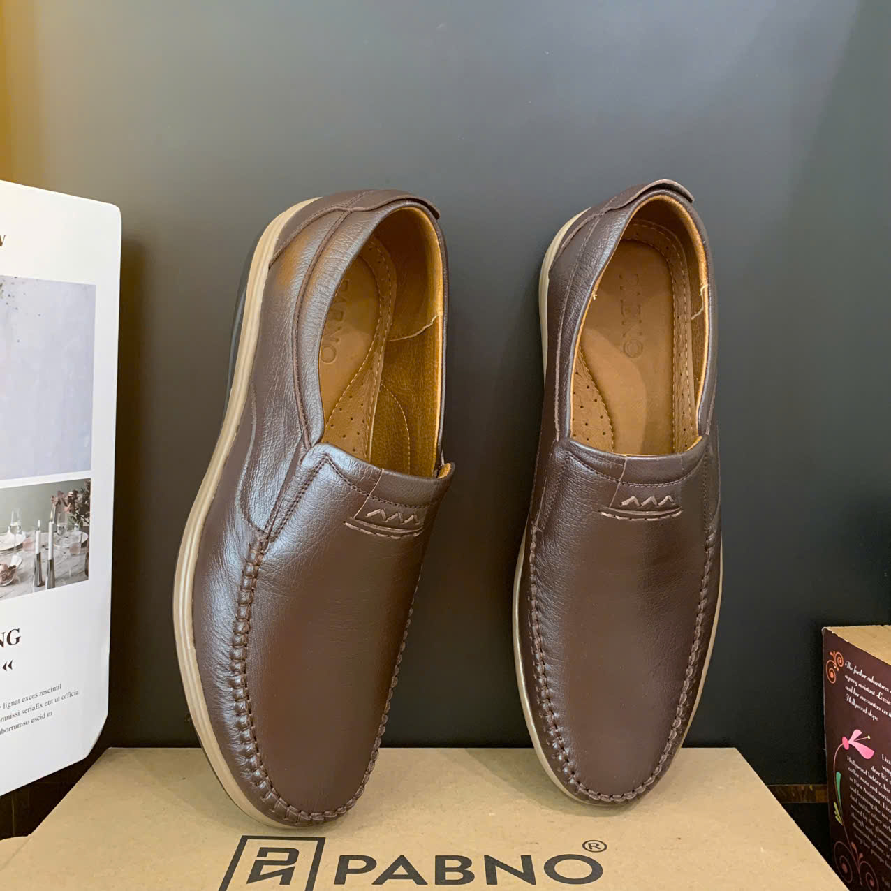 GIÀY MỌI NAM PABNO PN20048 – THANH LỊCH, ÊM CHÂN, DỄ PHỐI ĐỒ