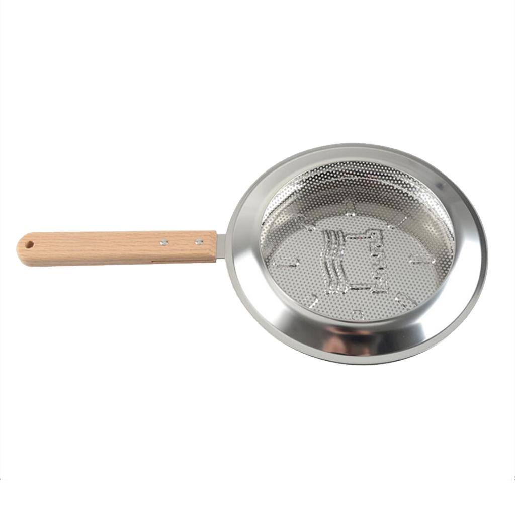 Roaster Coffee Bean Stainless Steel With Wooden le